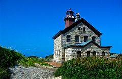 Block Island North Lighthouse Built of Stone